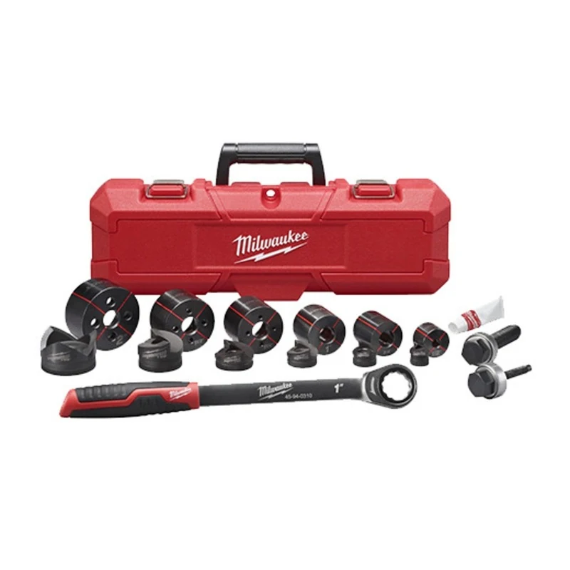 EXACT 1/2" to 2" Hand Ratchet Knockout Set By Milwaukee 49-16-2694